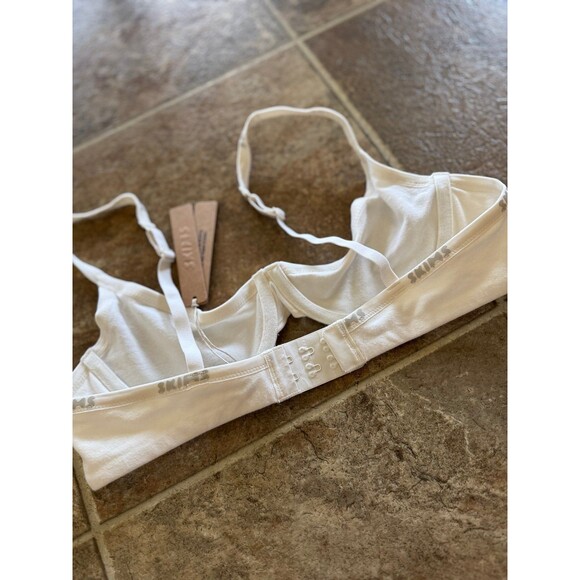 Skims Cotton Logo Underwire Demi Bra Marble Size 36A - Picture 5 of 6